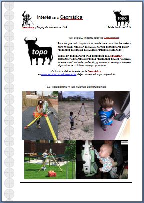 Geomática y Topografía Interesante nº9 