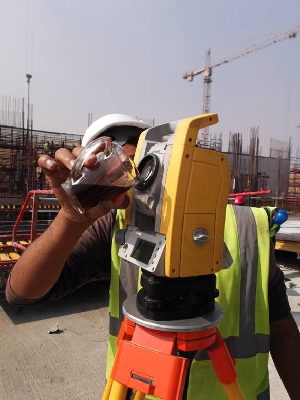 Un café para la Estación Total.
