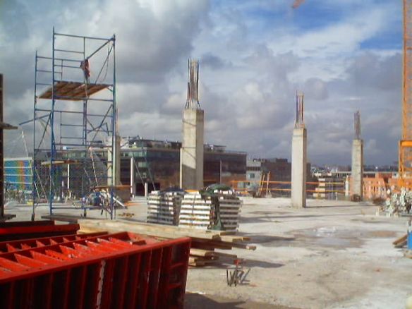 Fuente Propia 2003. Obras edificio Acciona Ingeneniería en Alcobendas (Madrid)